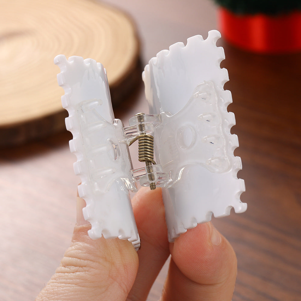 Holiday Postage Stamp Claw Hair Clips - view 3