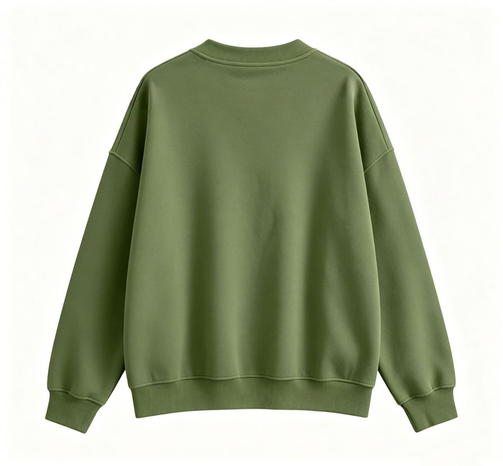V Neck Fleece Cardigan With Pockets - Green - 1