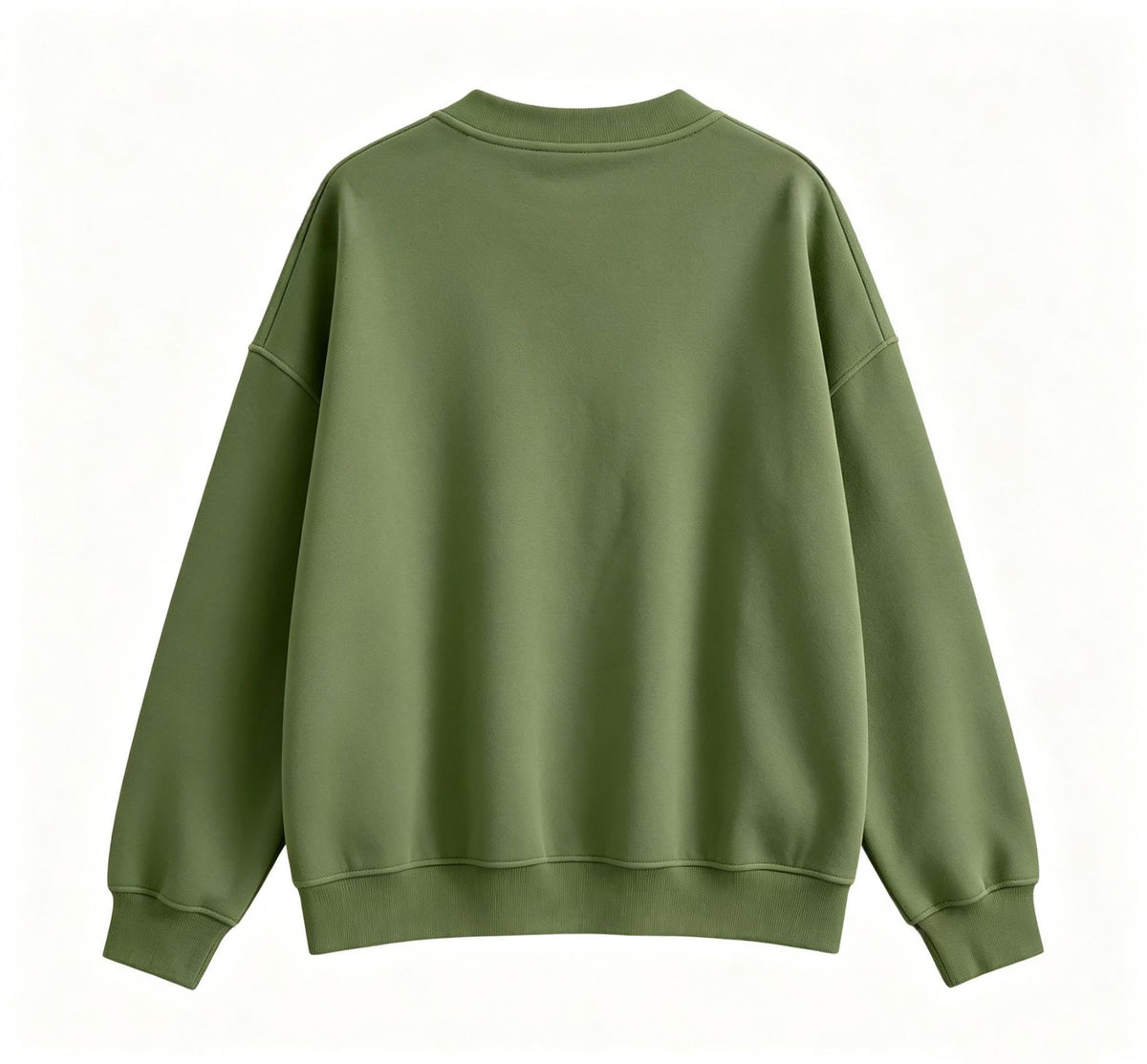 V Neck Fleece Cardigan With Pockets - Green - 1