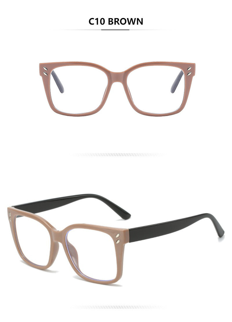 Oversized Square Gradient Lens Sunglasses - Color_10