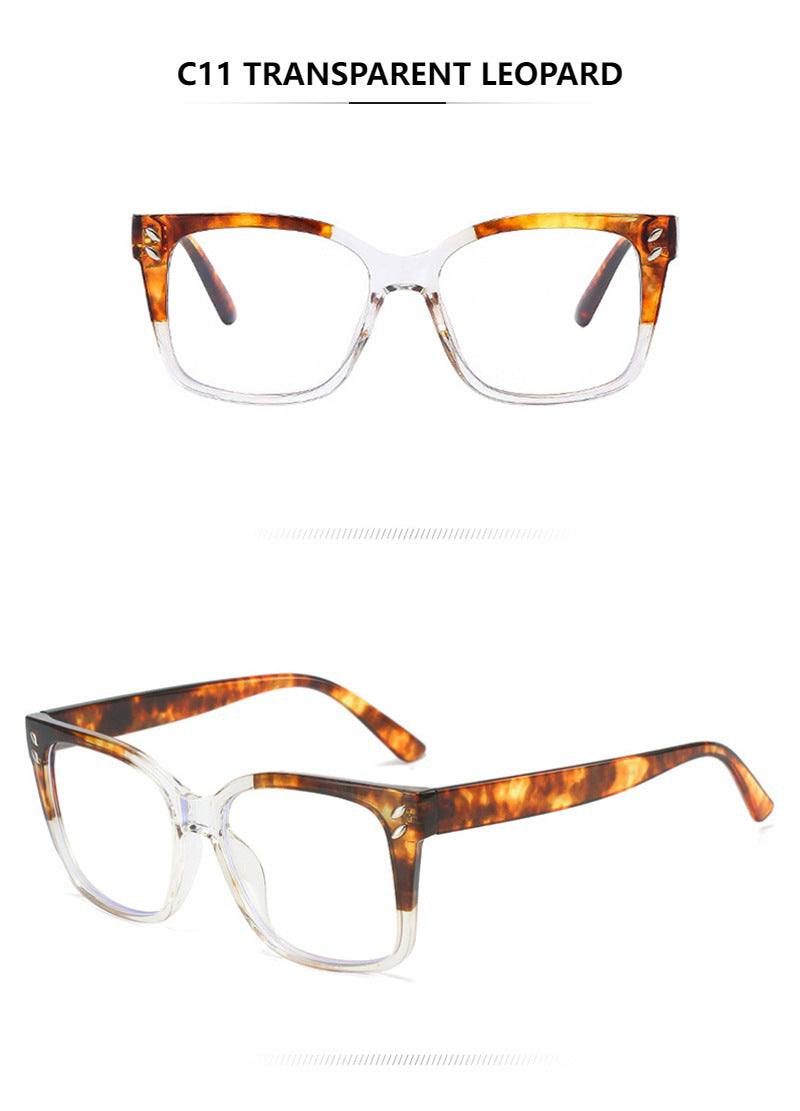 Oversized Square Gradient Lens Sunglasses - Color_11
