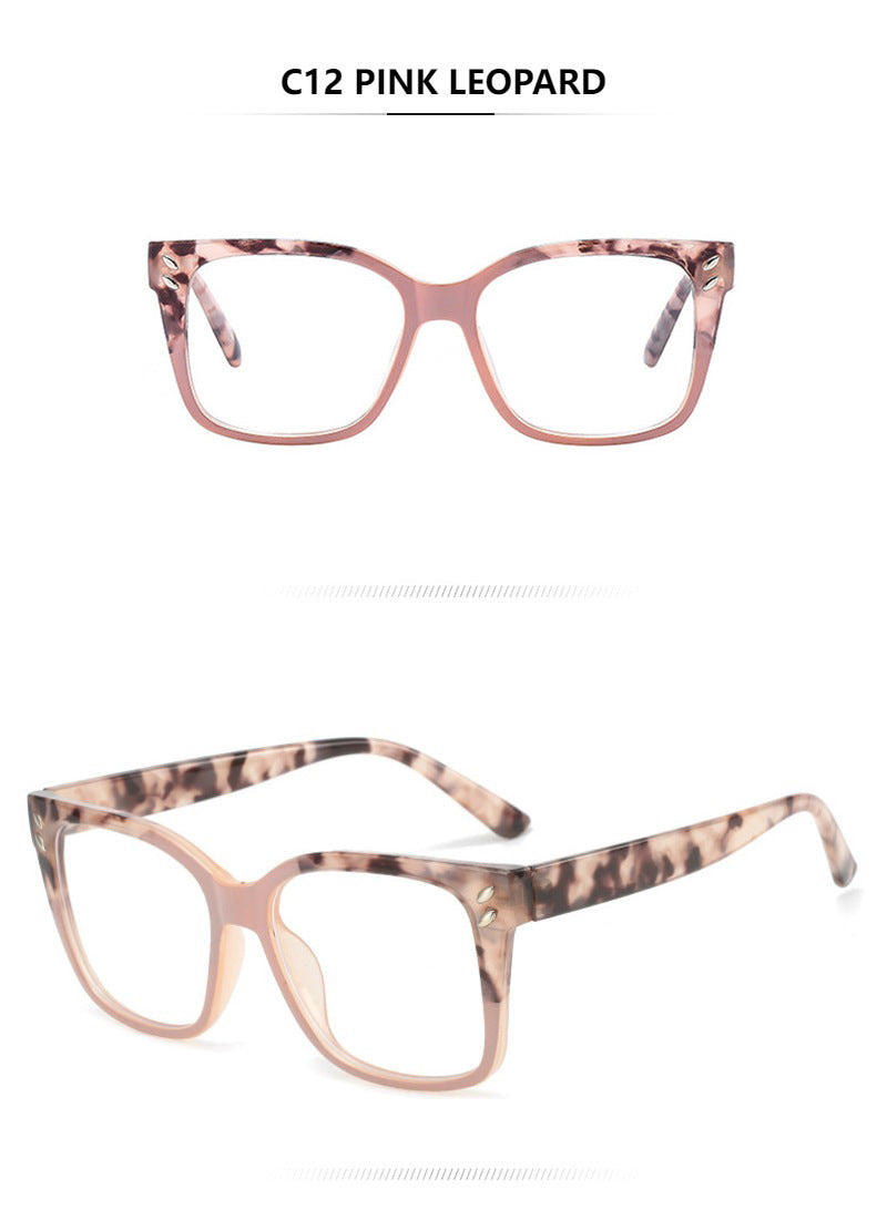 Oversized Square Gradient Lens Sunglasses - Color_12
