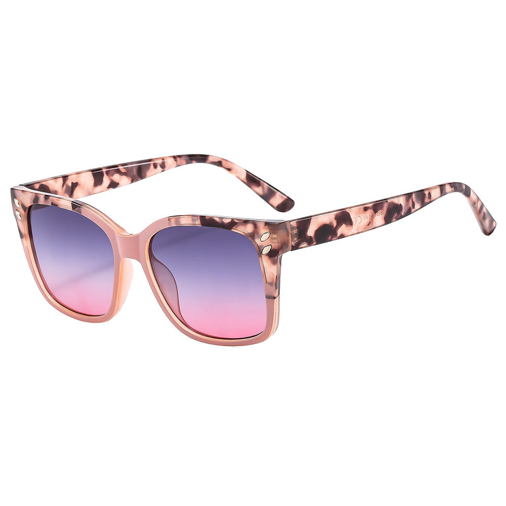 Oversized Square Gradient Lens Sunglasses - Color_2
