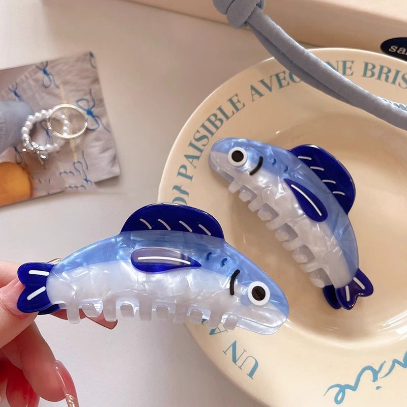 Marbled Fish Figure Hair Claw Clip - view 2