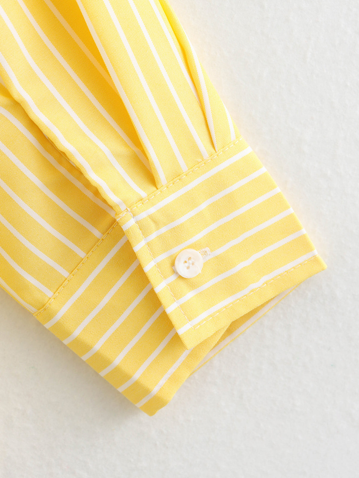 Candy Stripe Oversized Pocket Shirt - Yellow - 11