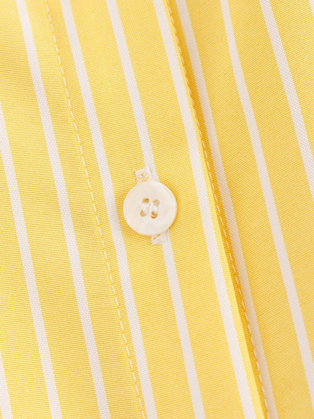 Candy Stripe Oversized Pocket Shirt - Yellow - 6