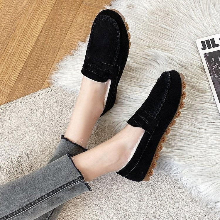 Fleece Lined Penny Moccasin Loafers