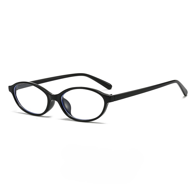 Petite Oval Frame Retro Eyeglasses - Color_01