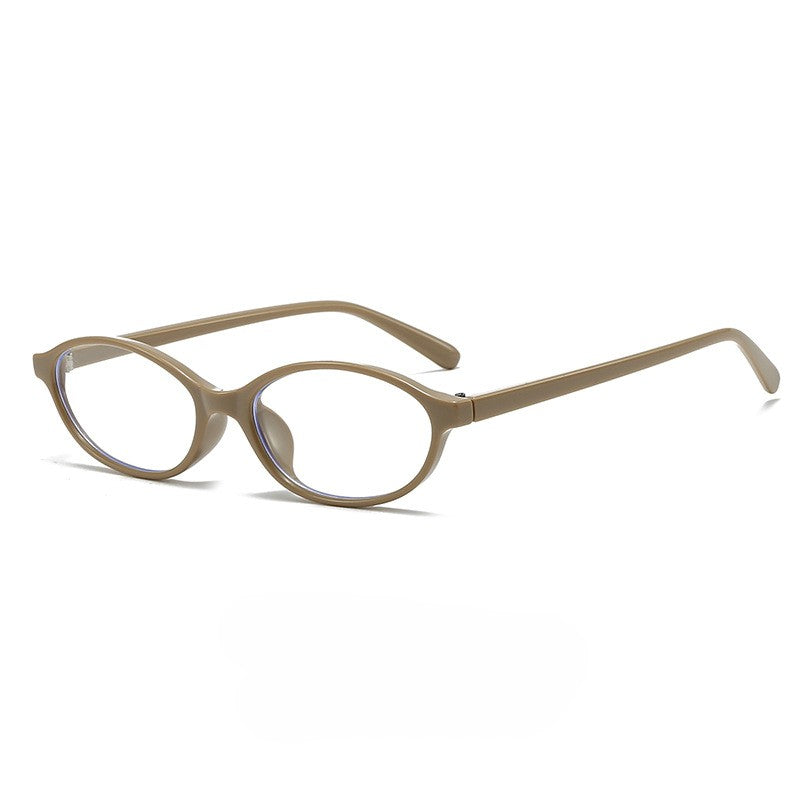 Petite Oval Frame Retro Eyeglasses - Color_02