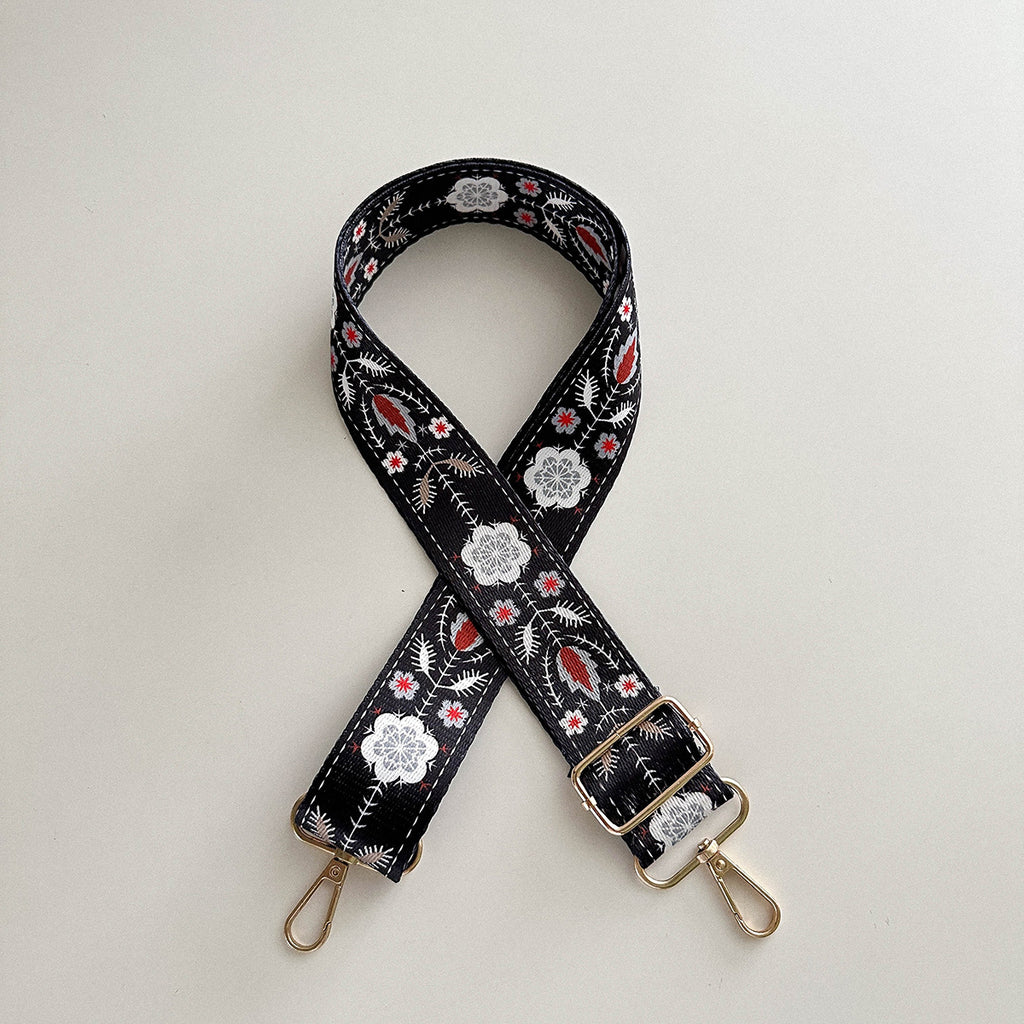 Wide Adjustable Printed Crossbody Bag Strap - view 1