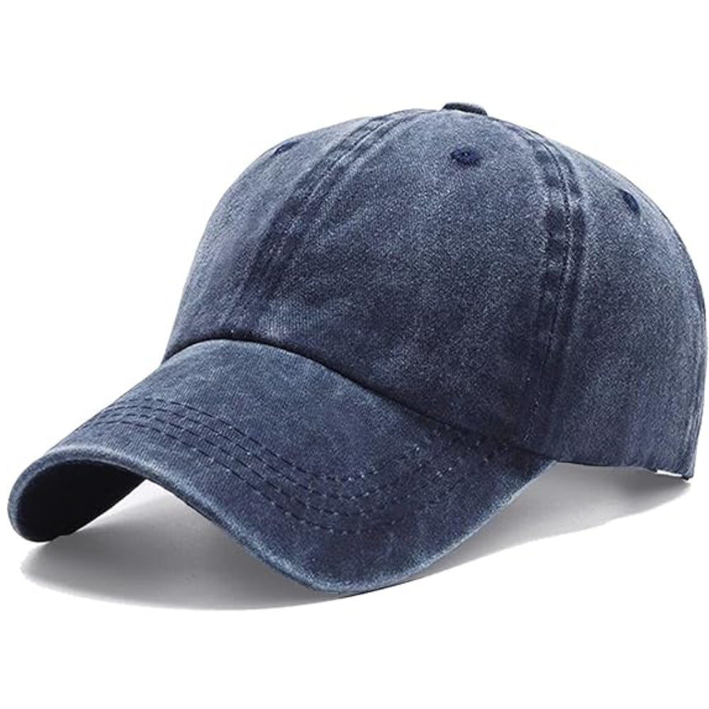 Washed Cotton Adjustable Baseball Cap Dad Hat