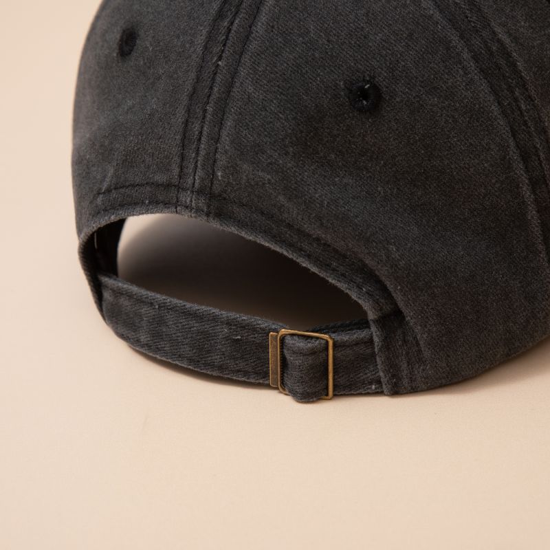 Washed Cotton Adjustable Baseball Cap Dad Hat - view 6