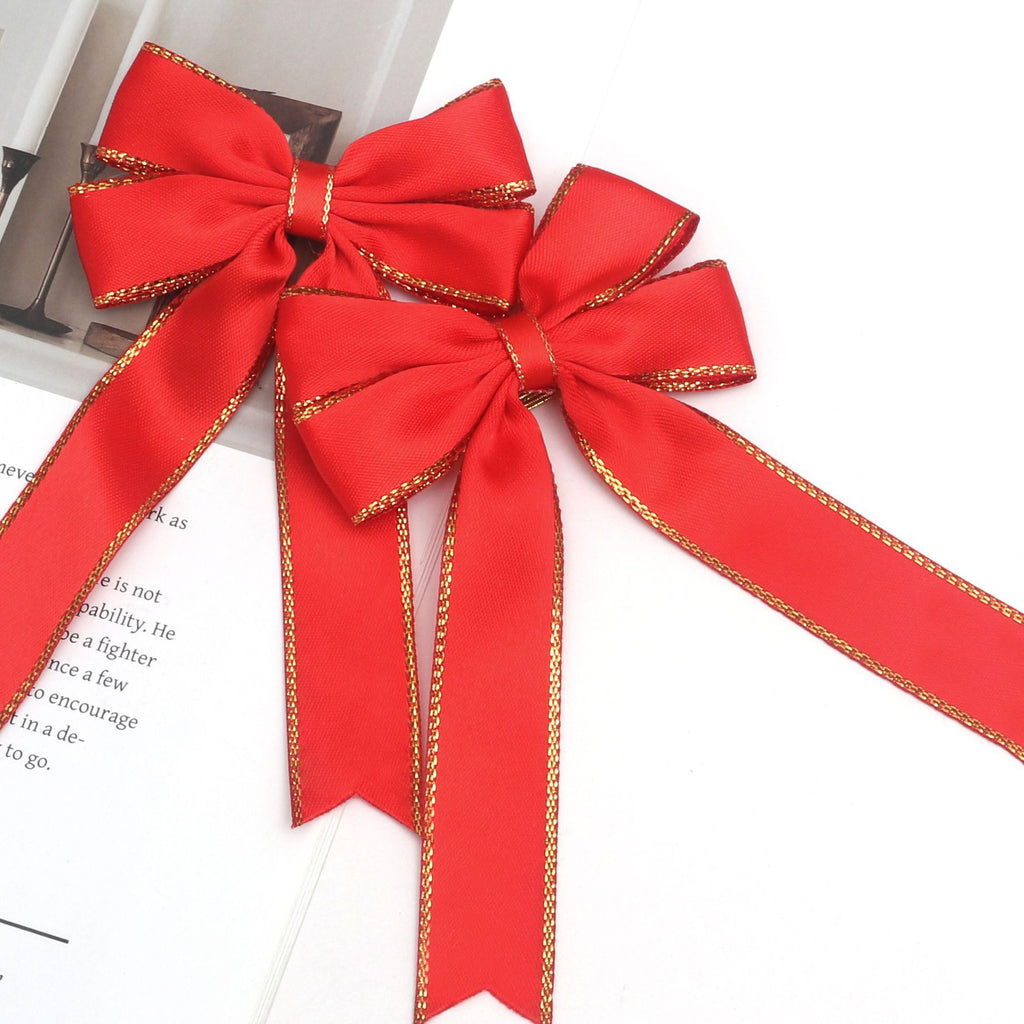 Pre-Tied Christmas Bottle Gift Bows - view 4