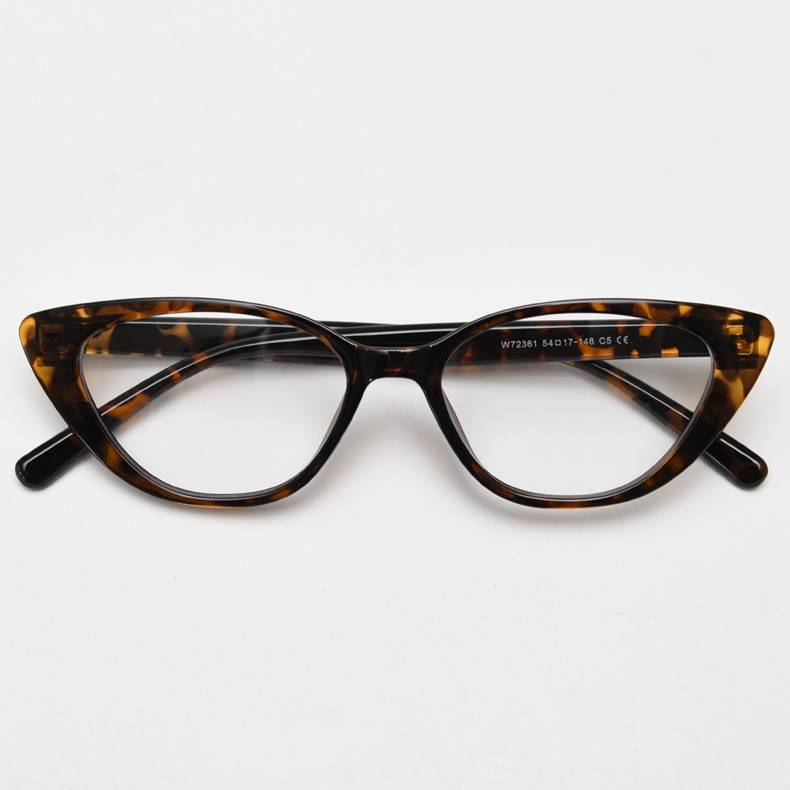 Pointed Cat-Eye Acetate Eyeglass Frames - Decor - 1