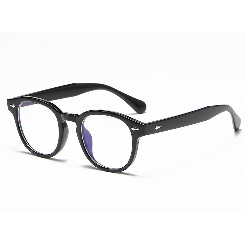 Round Keyhole Frame Retro Sunglasses - C11