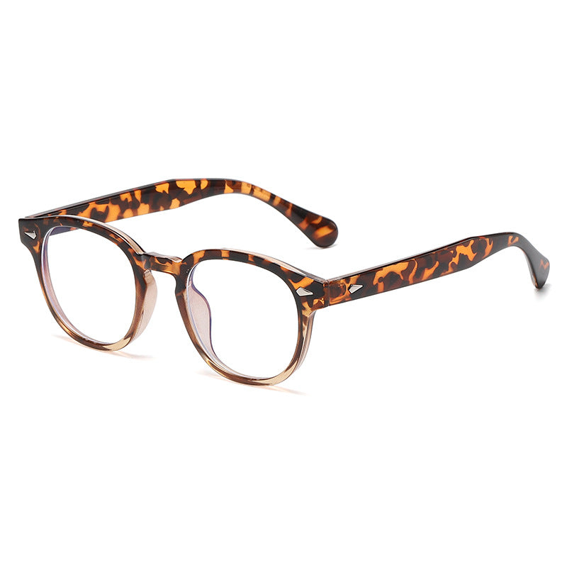 Round Keyhole Frame Retro Sunglasses - C13