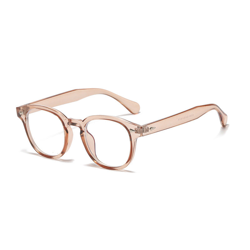 Round Keyhole Frame Retro Sunglasses - C16