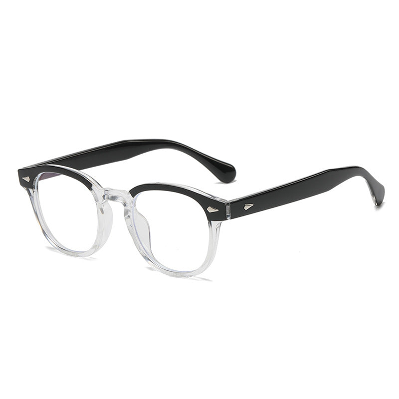 Round Keyhole Frame Retro Sunglasses - C24