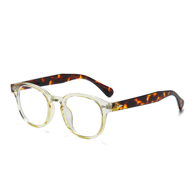 Round Keyhole Frame Retro Sunglasses - C33