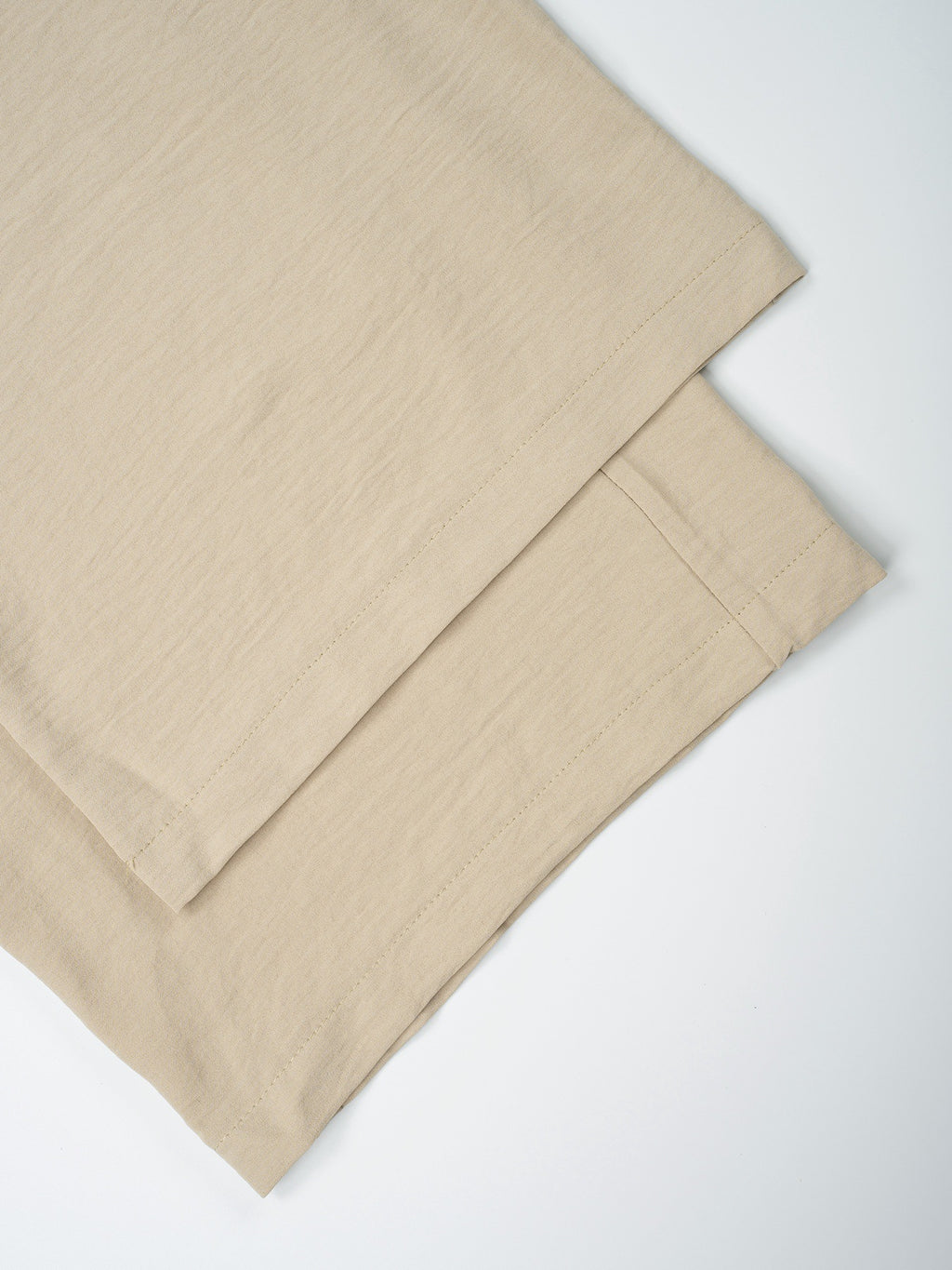 Elastic Waist Wide Leg Resort Pants - Khaki - 2