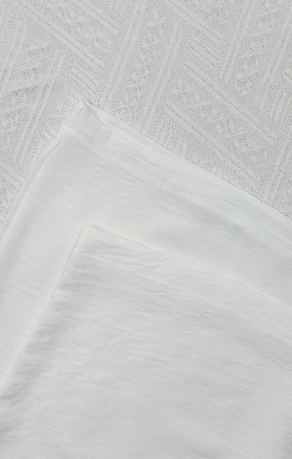 Elastic Waist Wide Leg Resort Pants - White - 4