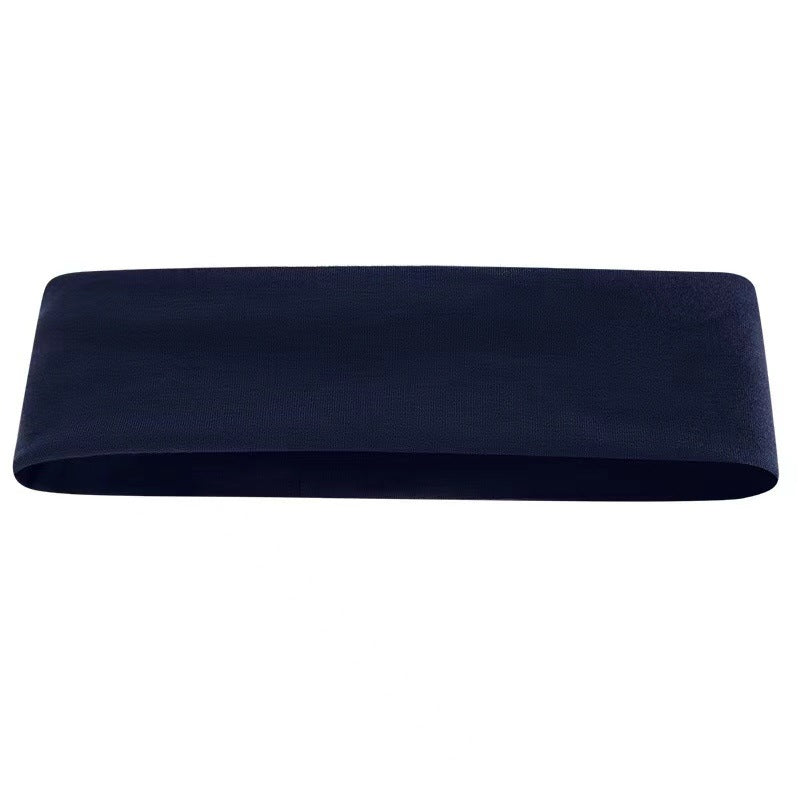 Wide Stretch Yoga Workout Headband - Deep-Blue