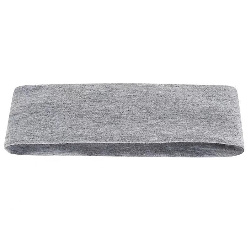 Wide Stretch Yoga Workout Headband - Grey