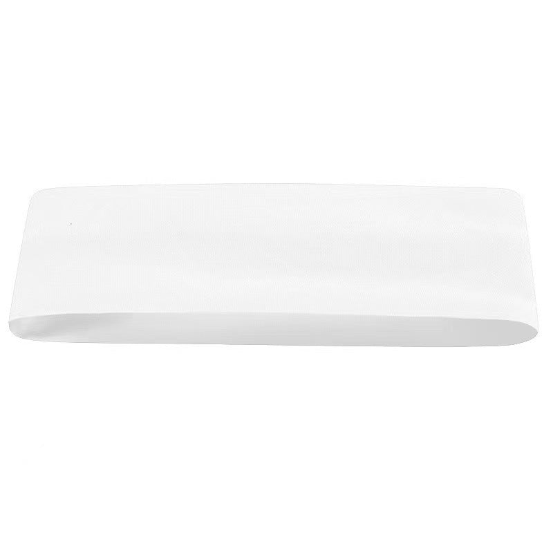 Wide Stretch Yoga Workout Headband - White
