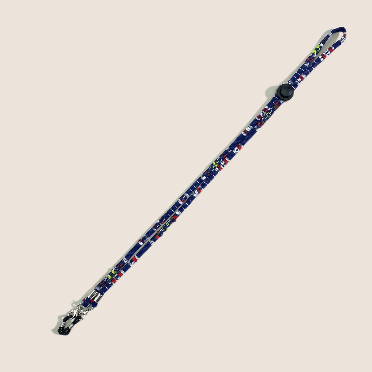 Woven Multicolor Eyeglass Strap Cord - DarkBlue