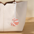 Puffy Croissant Bag Charm With Loop Strap - C2