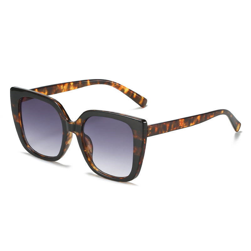 Square Frame Two Tone Sunglasses - Color_4