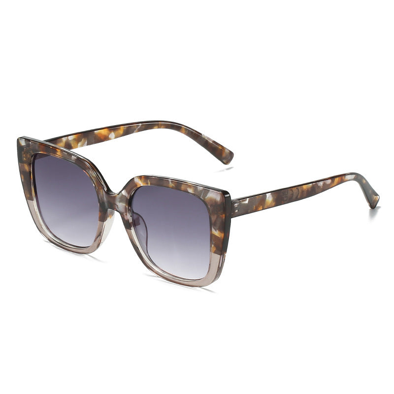 Square Frame Two Tone Sunglasses - Color_6