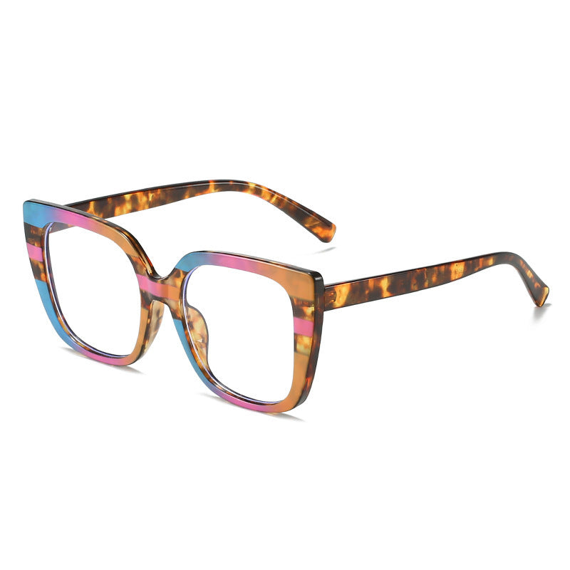 Square Frame Two Tone Sunglasses - Color_9