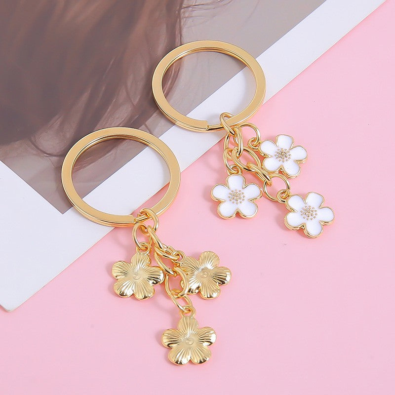 Enamel Blossom Cluster Keychain - view 1