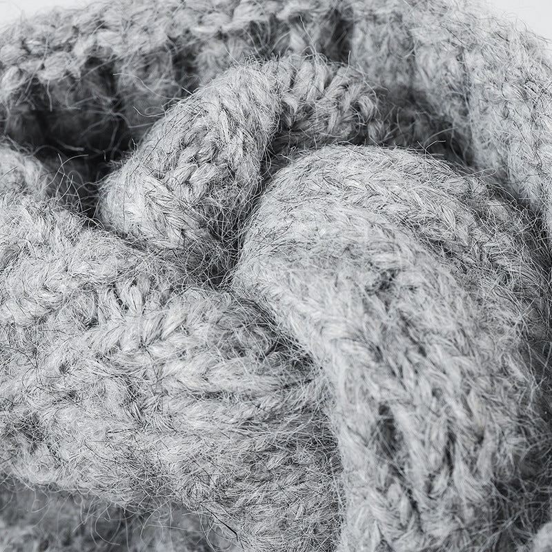Chunky Cable Knit Cuffed Beanie - view 3