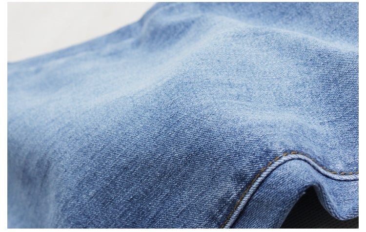 Poppy Embroidered Frayed Hem Flare Jeans - blue - 7
