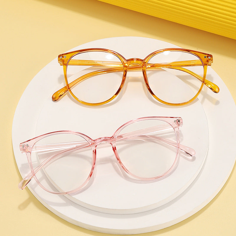 Round Frame Blue Light Filtering Glasses