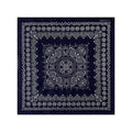 Paisley Bandana Square Neckerchief - Navy