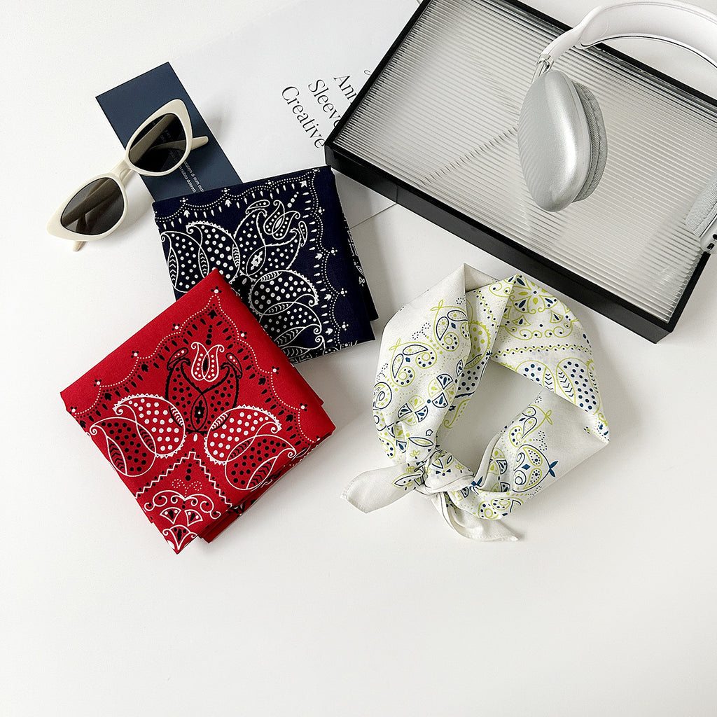 Paisley Bandana Square Neckerchief
