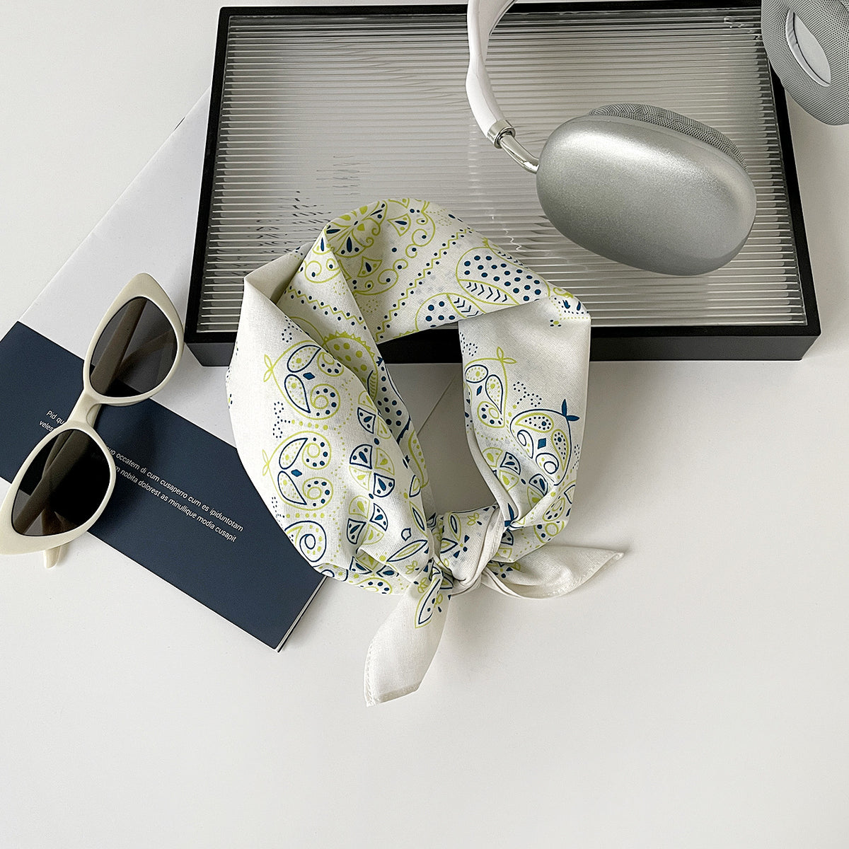 Paisley Bandana Square Neckerchief - view 1