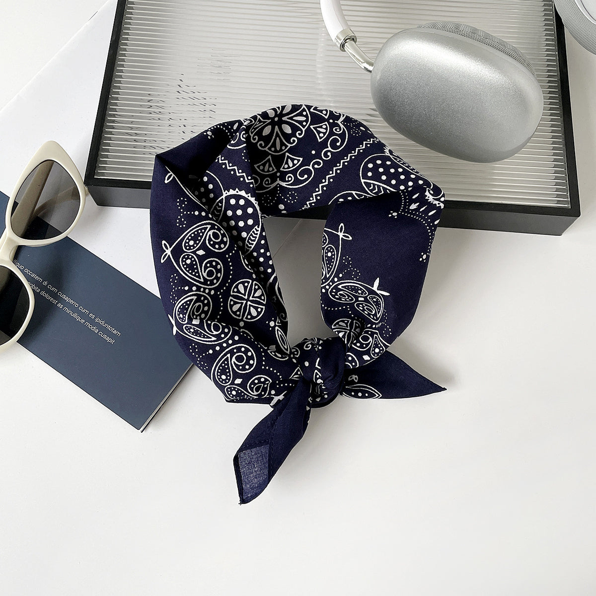 Paisley Bandana Square Neckerchief - view 2