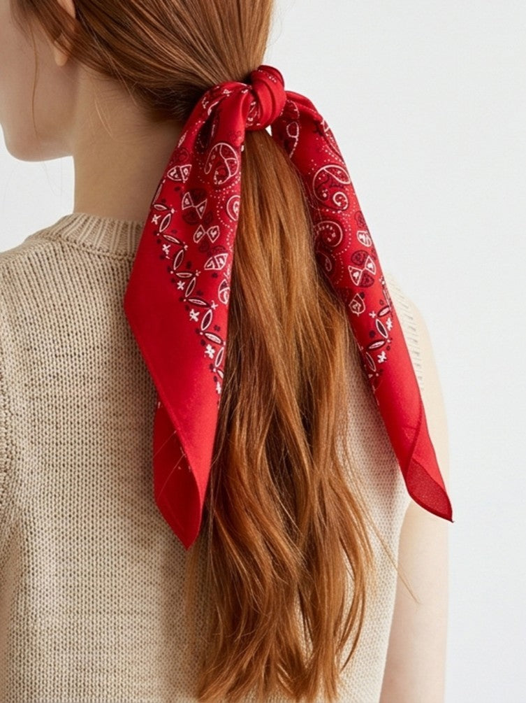 Paisley Bandana Square Neckerchief - view 6