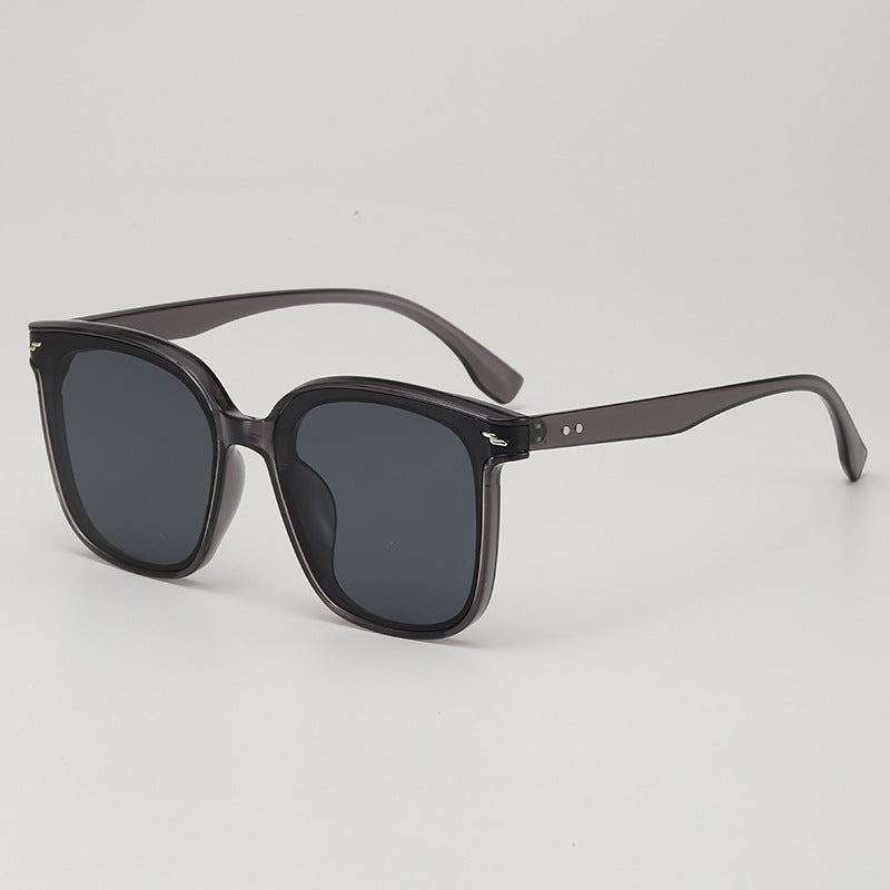 Large Square Frame Vintage Sunglasses - Color_2