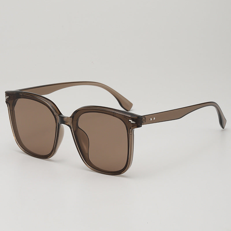 Large Square Frame Vintage Sunglasses - Color_4