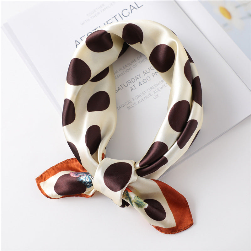 Paisley Print Square Satin Scarf - Color_15
