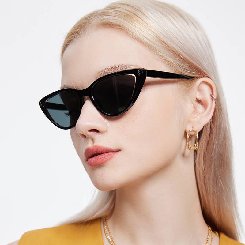 Narrow Pointed Cat Eye Candy Sunglasses