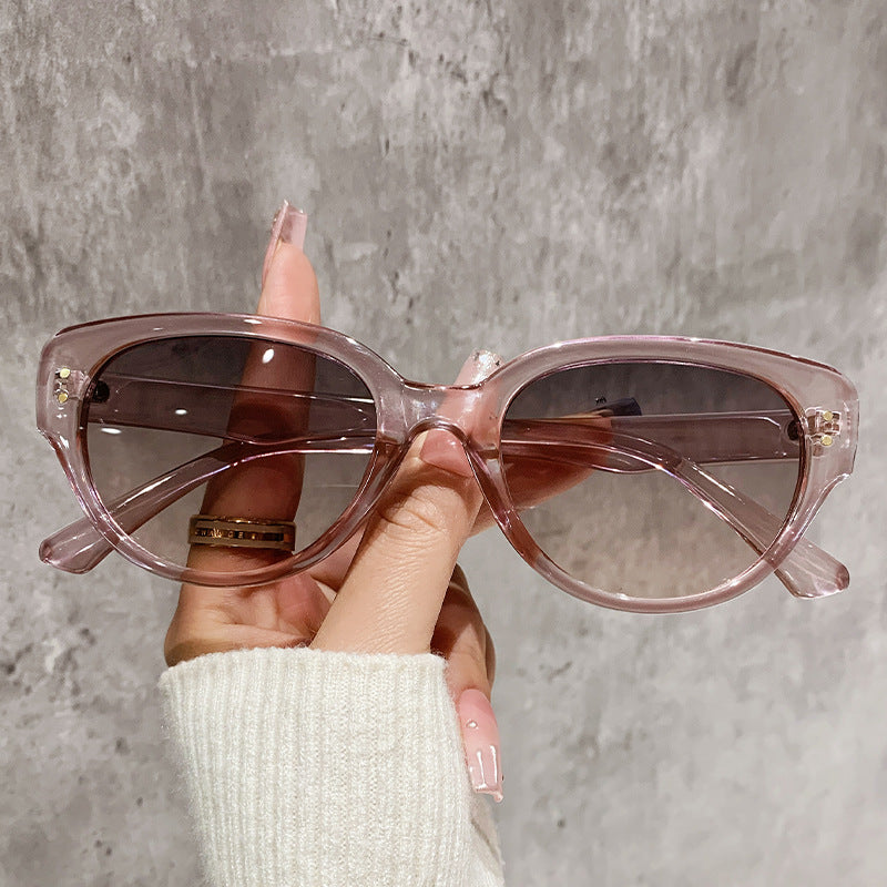 Slim Vintage Cat Eye Sunglasses