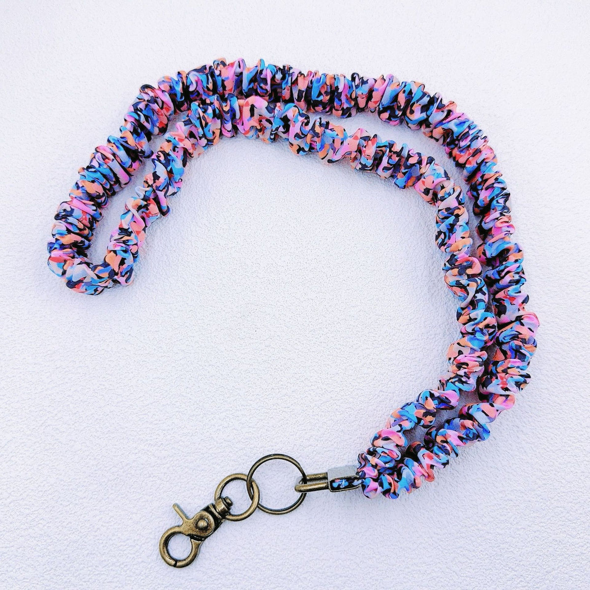 Confetti Print Fabric Lanyard Key Strap - Color_2 - 1