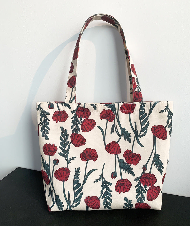 Artist Print Canvas Tote Handbag - Color_01