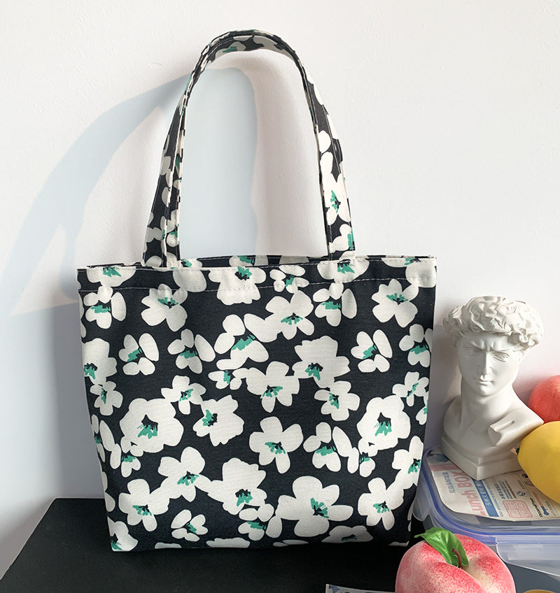 Artist Print Canvas Tote Handbag - Color_02